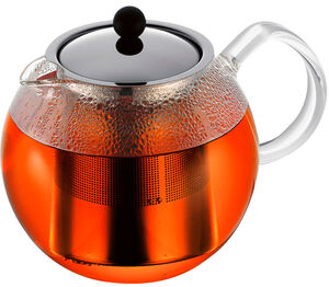Tepress med filter i rostfritt stål, 1,0 l, 34 oz