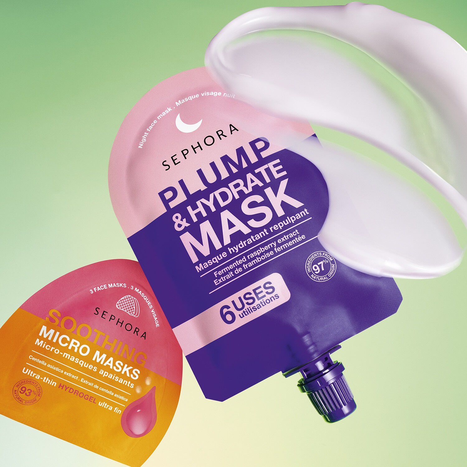MICRO-MASKS - Ultra-tunna hydrogelmasker