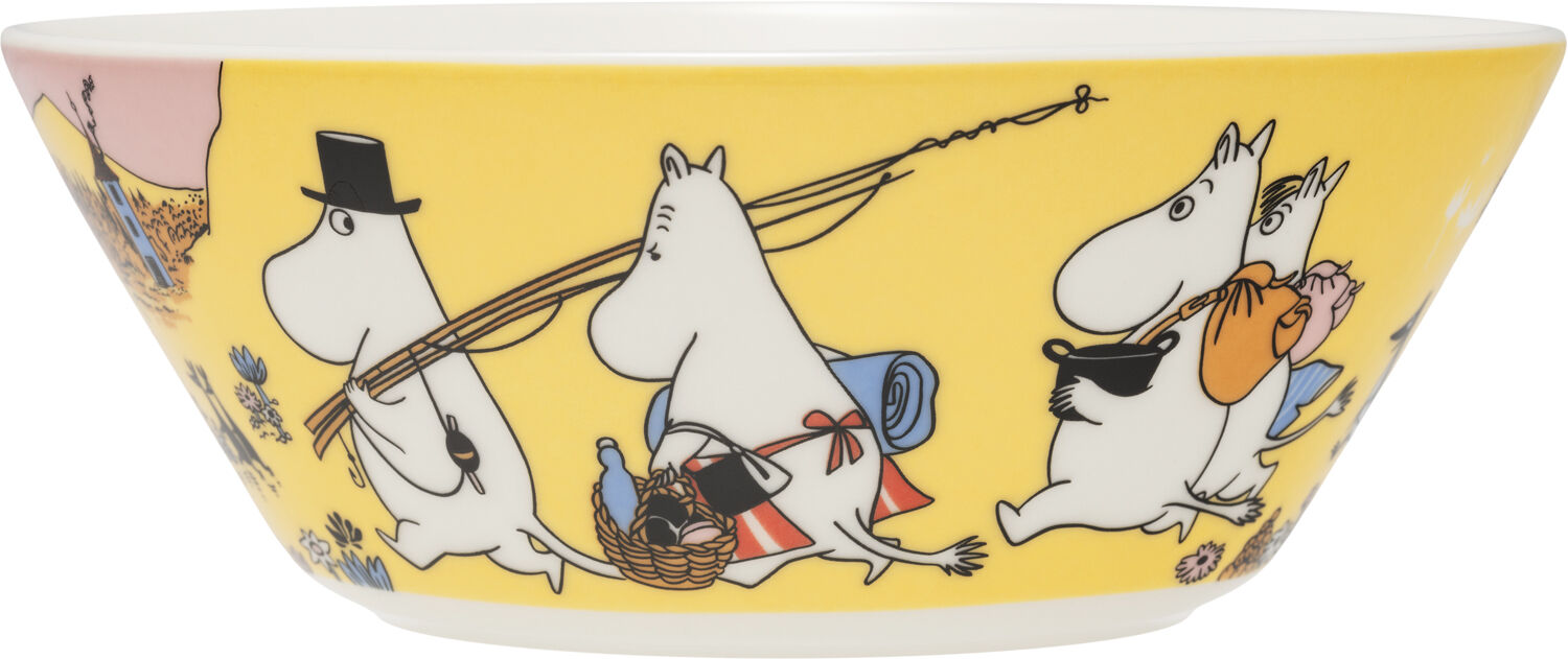 Moomin Arabia 15cm sk&aring;l Familietid 80