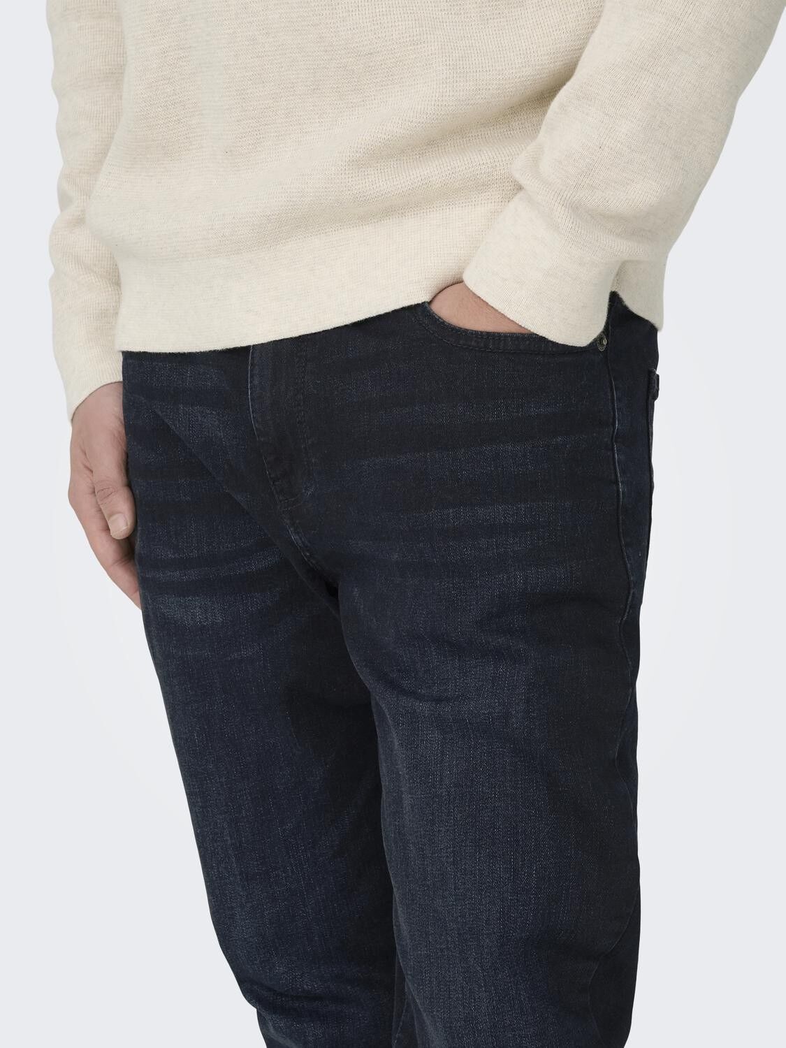 ONSLOOM SLIM B. BLACK 6921 MAT DNM