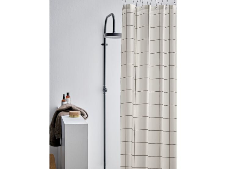 Duschdraperi 180x200 Vista Offwhite