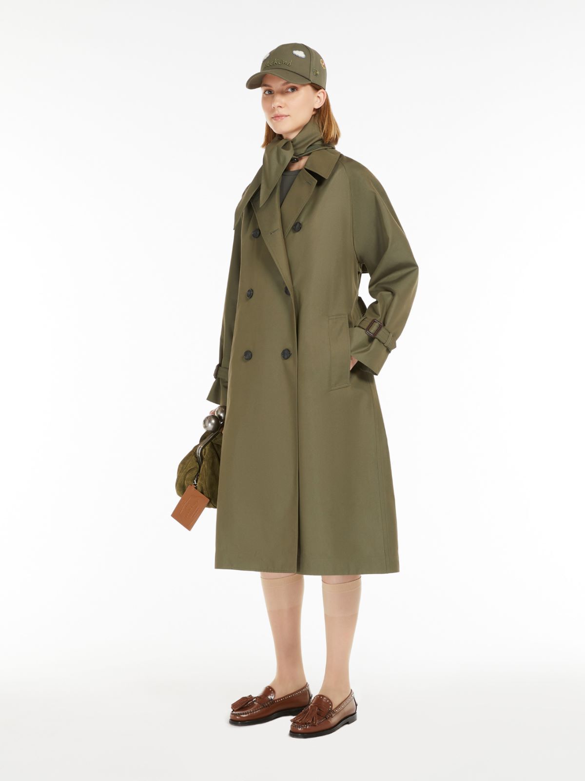 Reversible Water-repellent Canasta Trench Coat