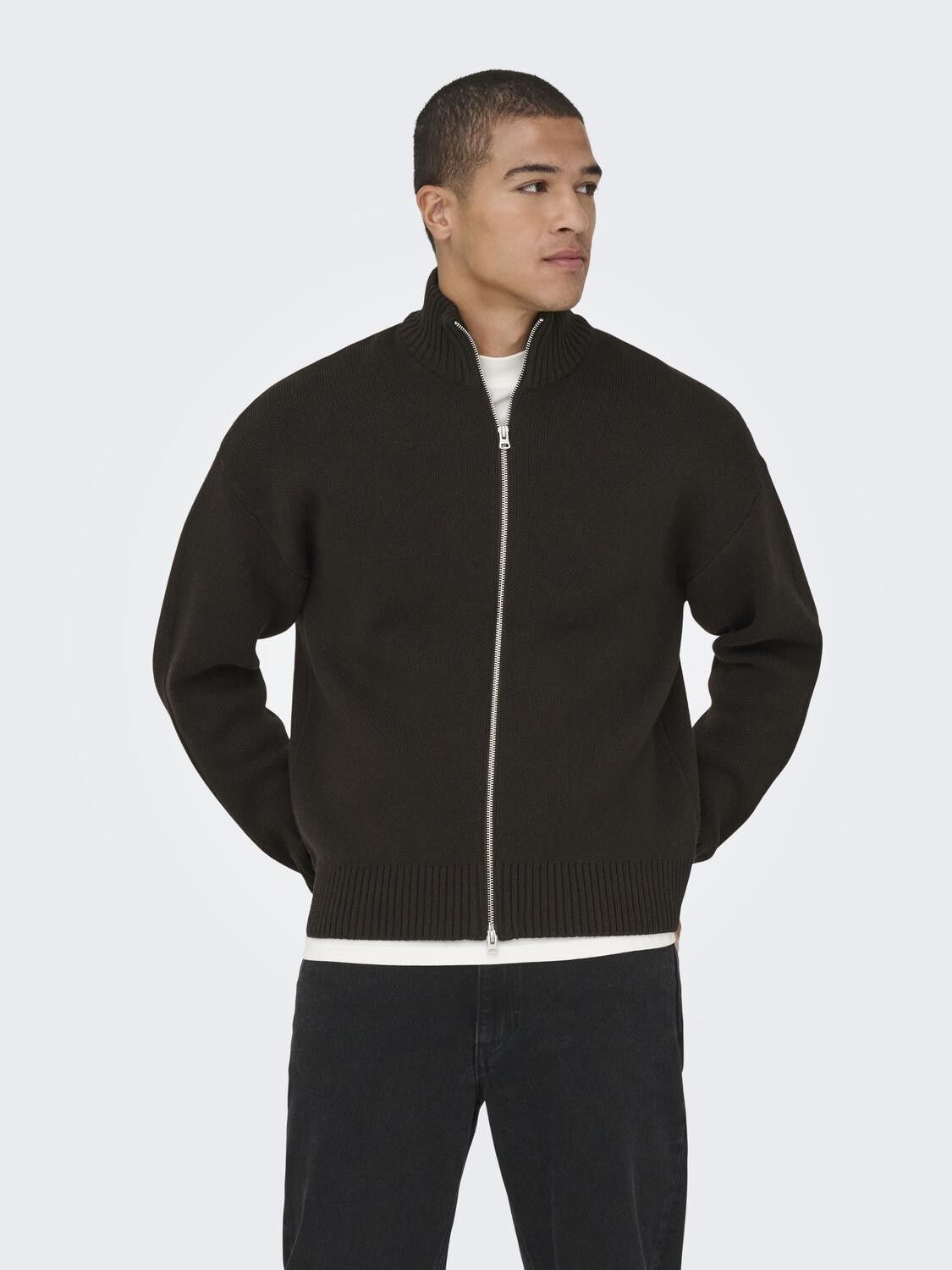 Onsblake Ds High Neck Cardigan Knit Noos