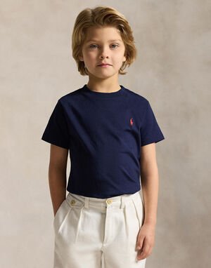 Cotton Jersey Crewneck Tee