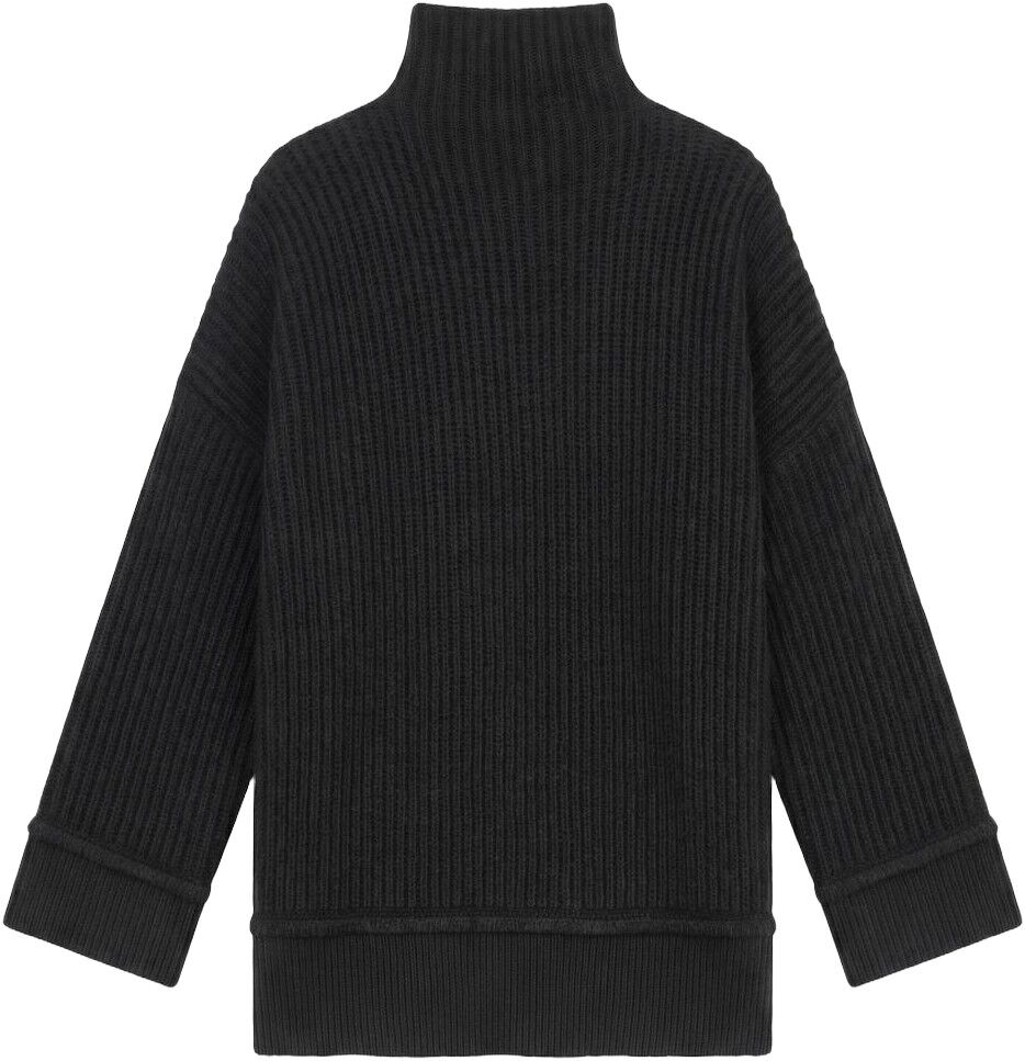 Tsrosa Ls High Neck Jumper Knt