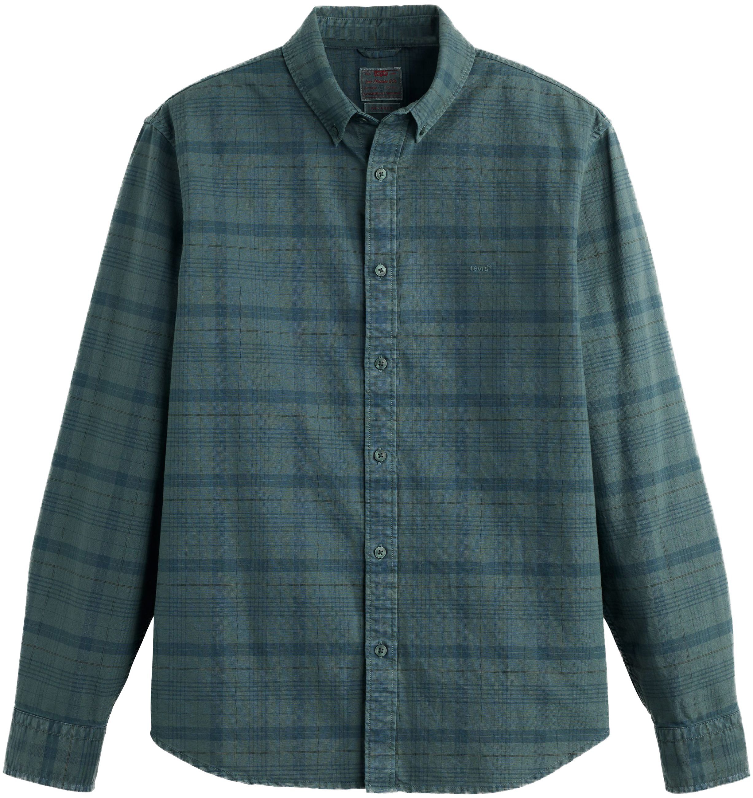 AUTHENTIC BUTTON DOWN DARK SLA