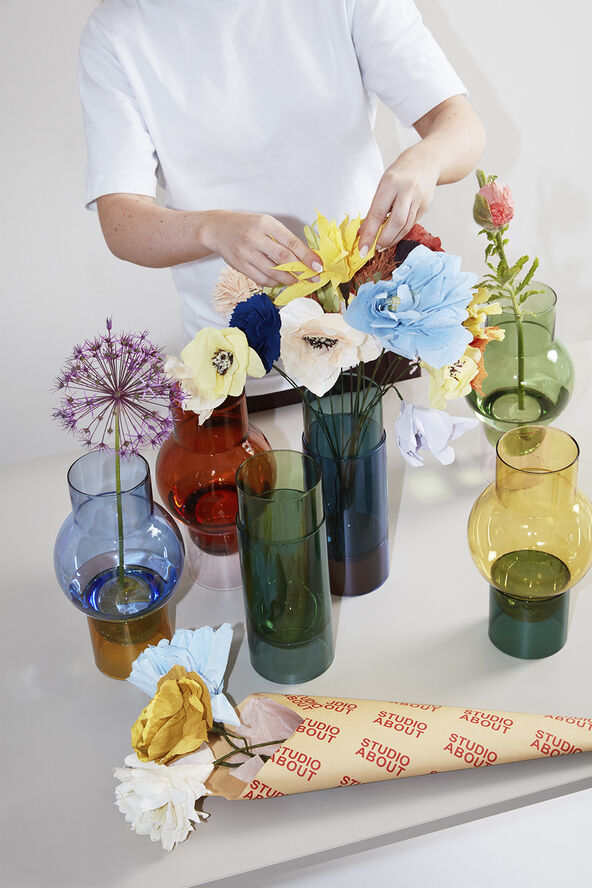 BUBBLE TUBE, LARGE, GREEN/ROSE,90270GR