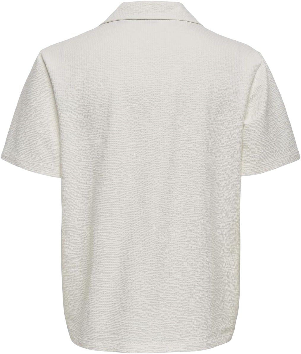 Onskian Life Seersucker Ss Shirt Noos