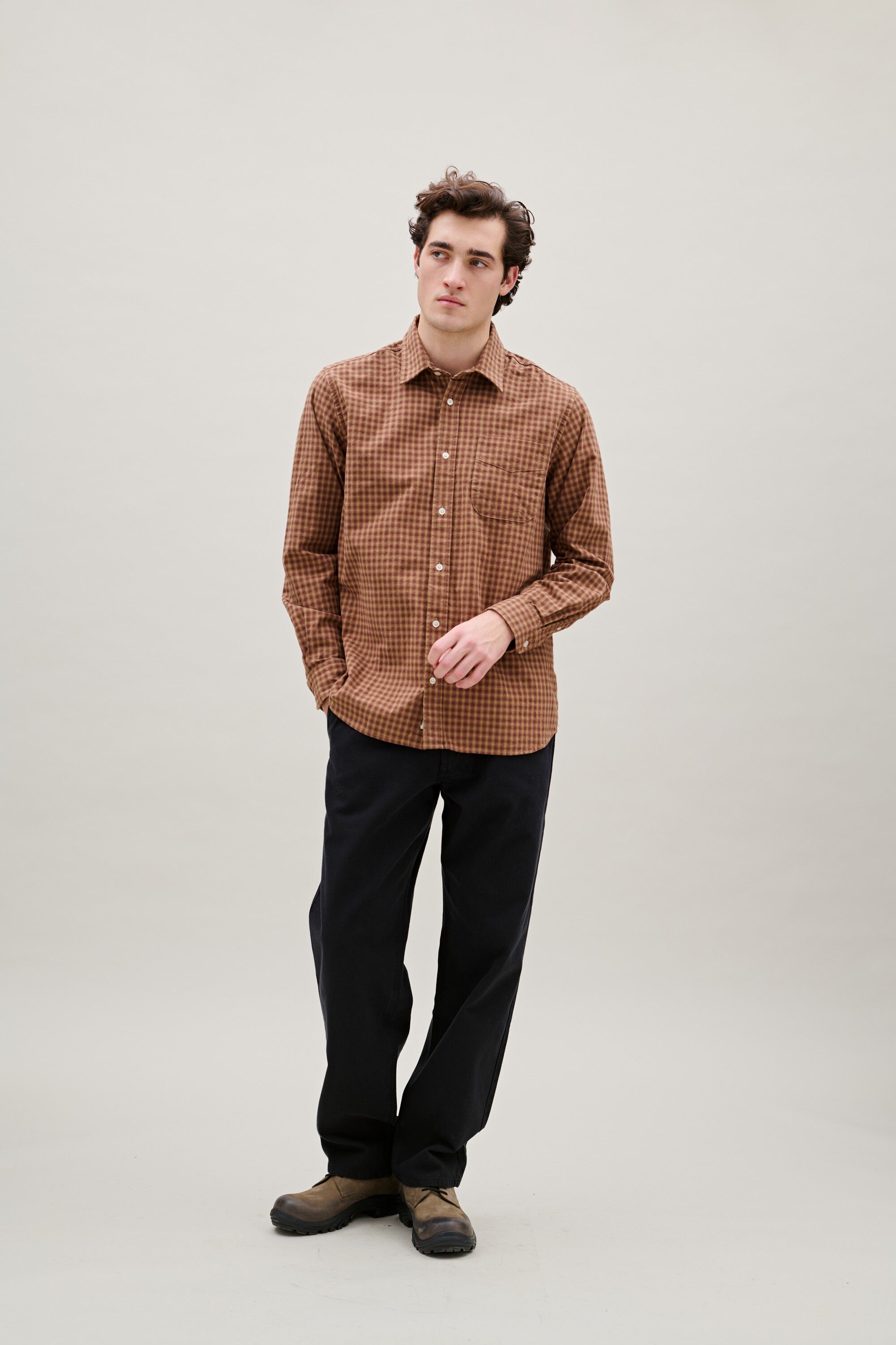 RIDGE REGULAR FIT FLANNEL SHIRT