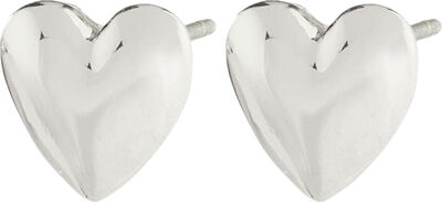 SOPHIA recycled heart earrings silver-plated