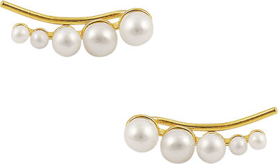 Pearl crossoint earrings