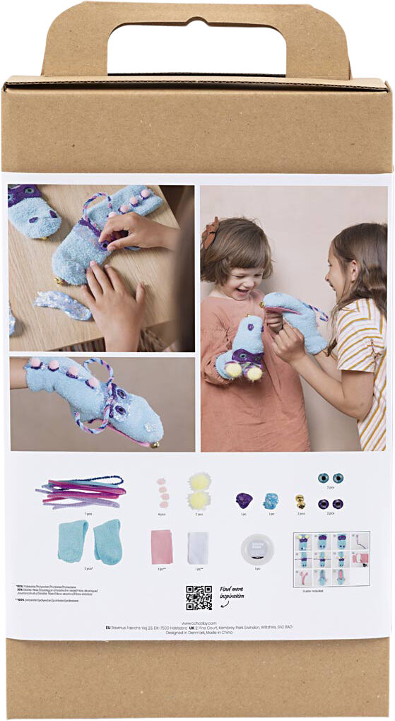 DIY Kit Dekoration, Str&oslash;mpedukke monster