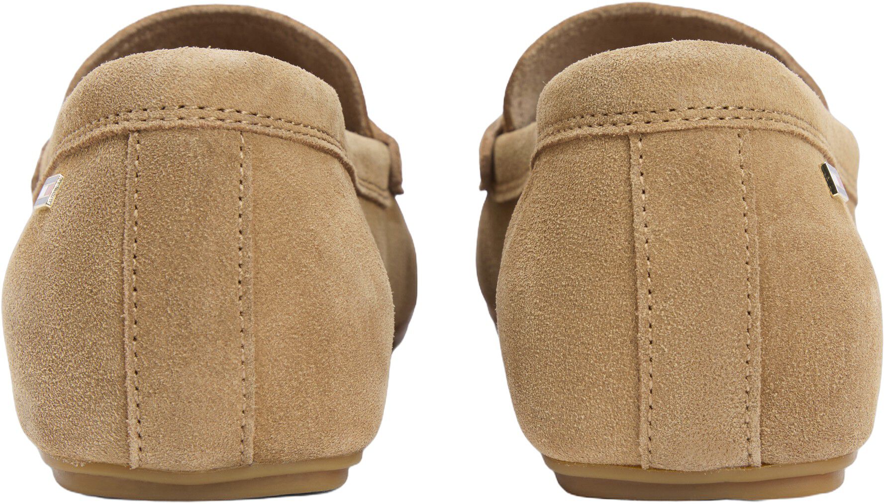 Suede Enamel Flag Driver Shoes