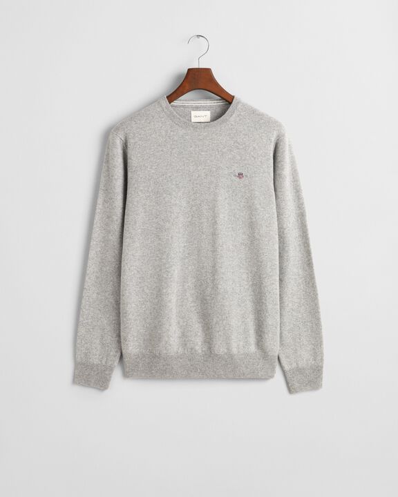 SUPERFINE LAMBSWOOL C-NECK