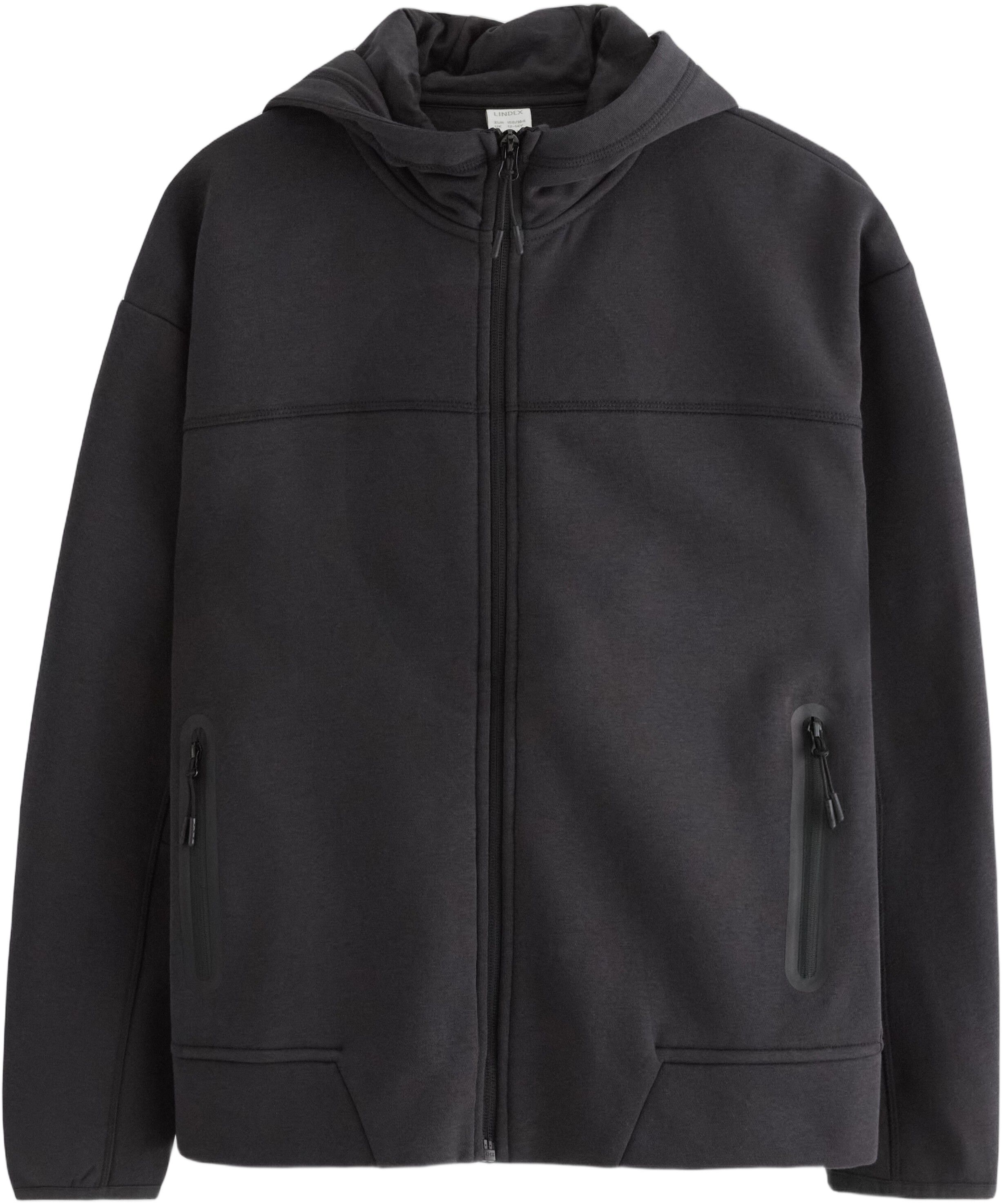 Sporty hettegenser i bomullsblandin