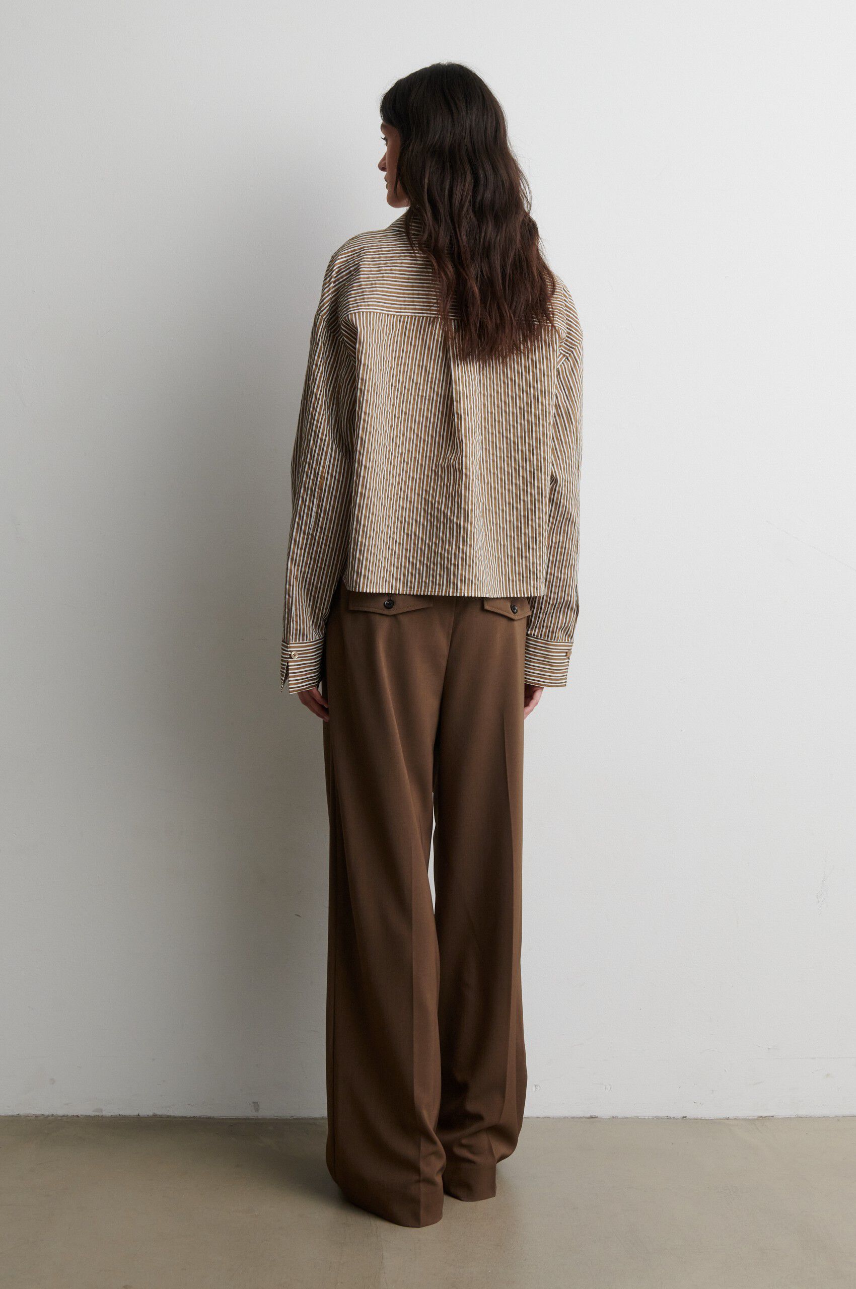 Vena Cropped Shirt
