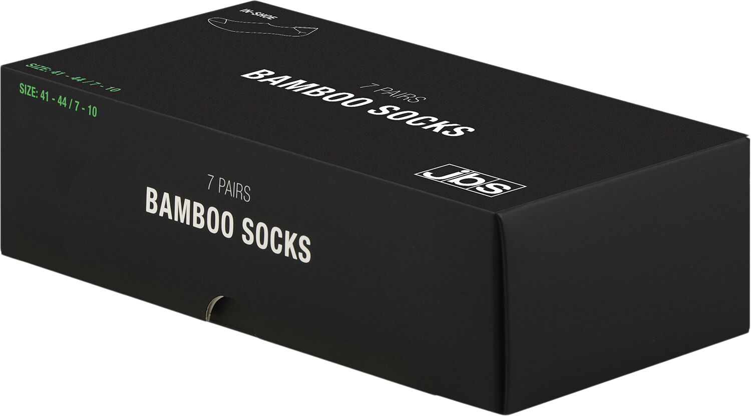 JBS in-shoe bamboo 7 pairs in a box
