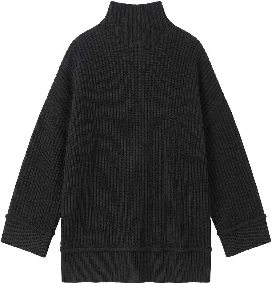 Tsrosa Ls High Neck Jumper Knt