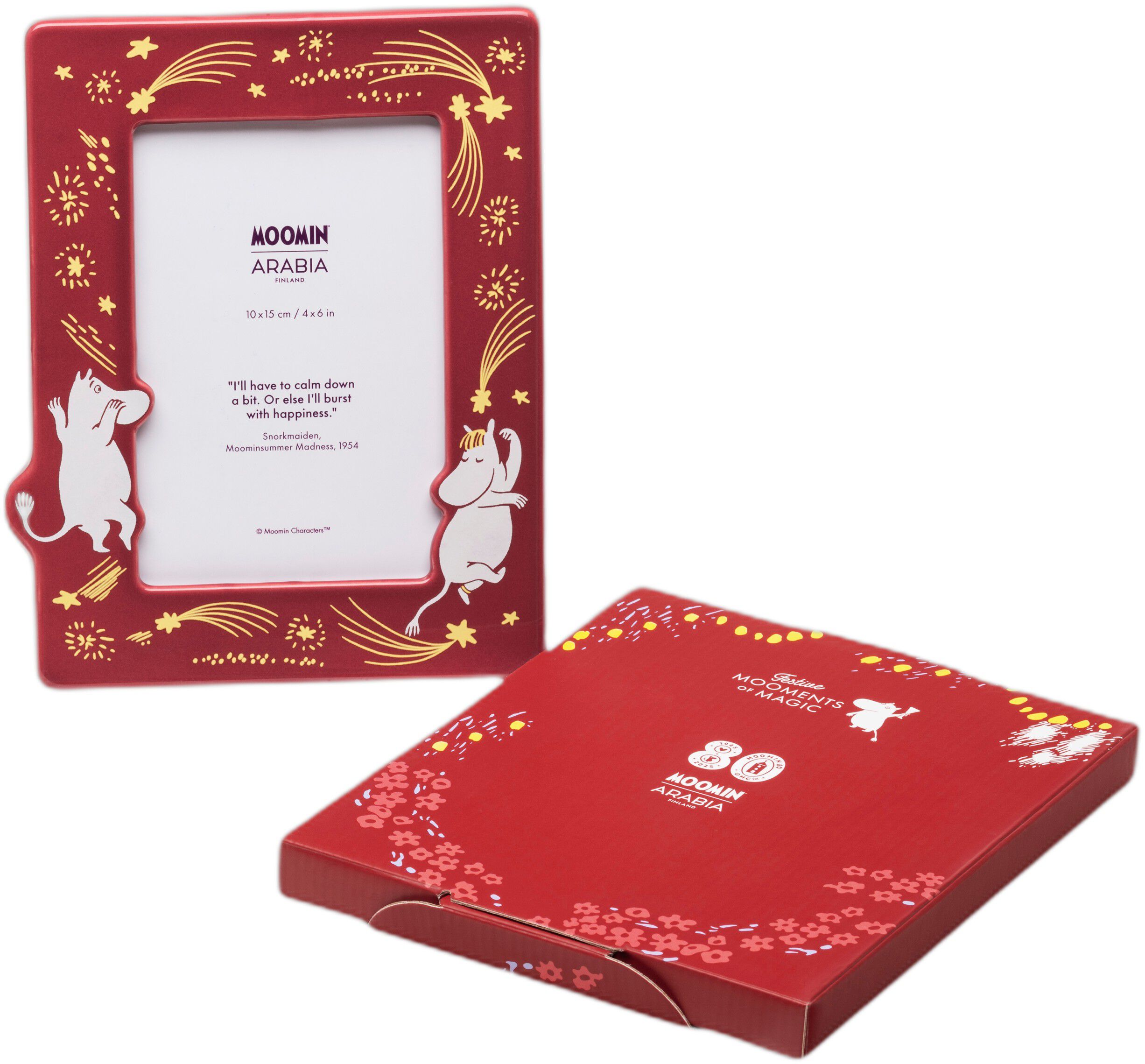 Moomin Arabia 100x150mm billedramme Festlig &Oslash;jeblikke