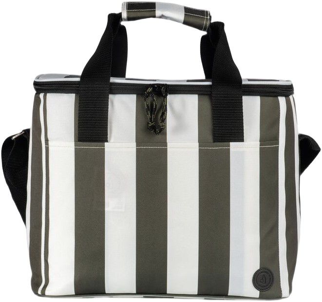 City stripe cooler bag large rPET