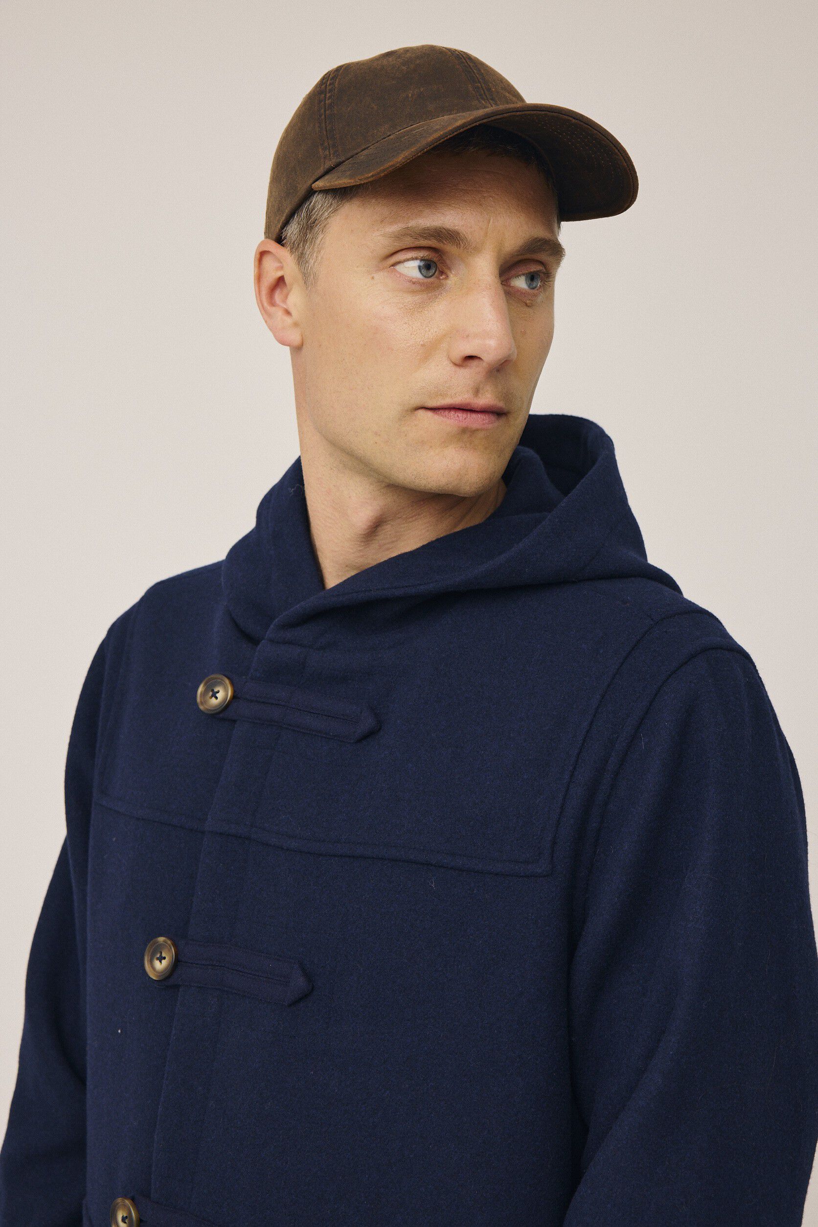 Arch 1 Duffle jakke m. h&aelig;tte - Uldmix GRS