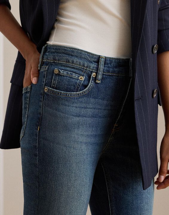 High-Rise Straight Ankle Jean