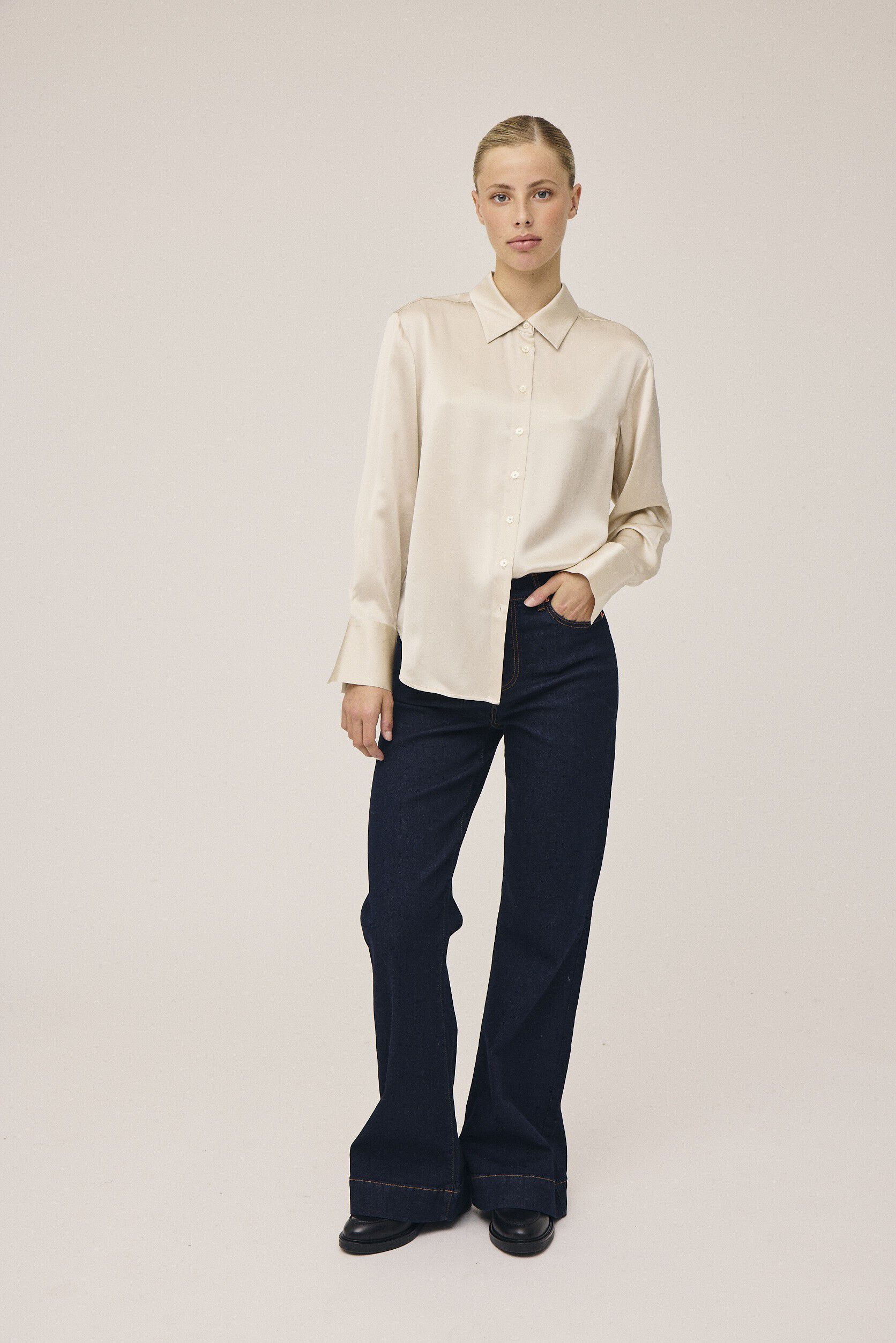 Gia 1 Skjorte - 100% Silke