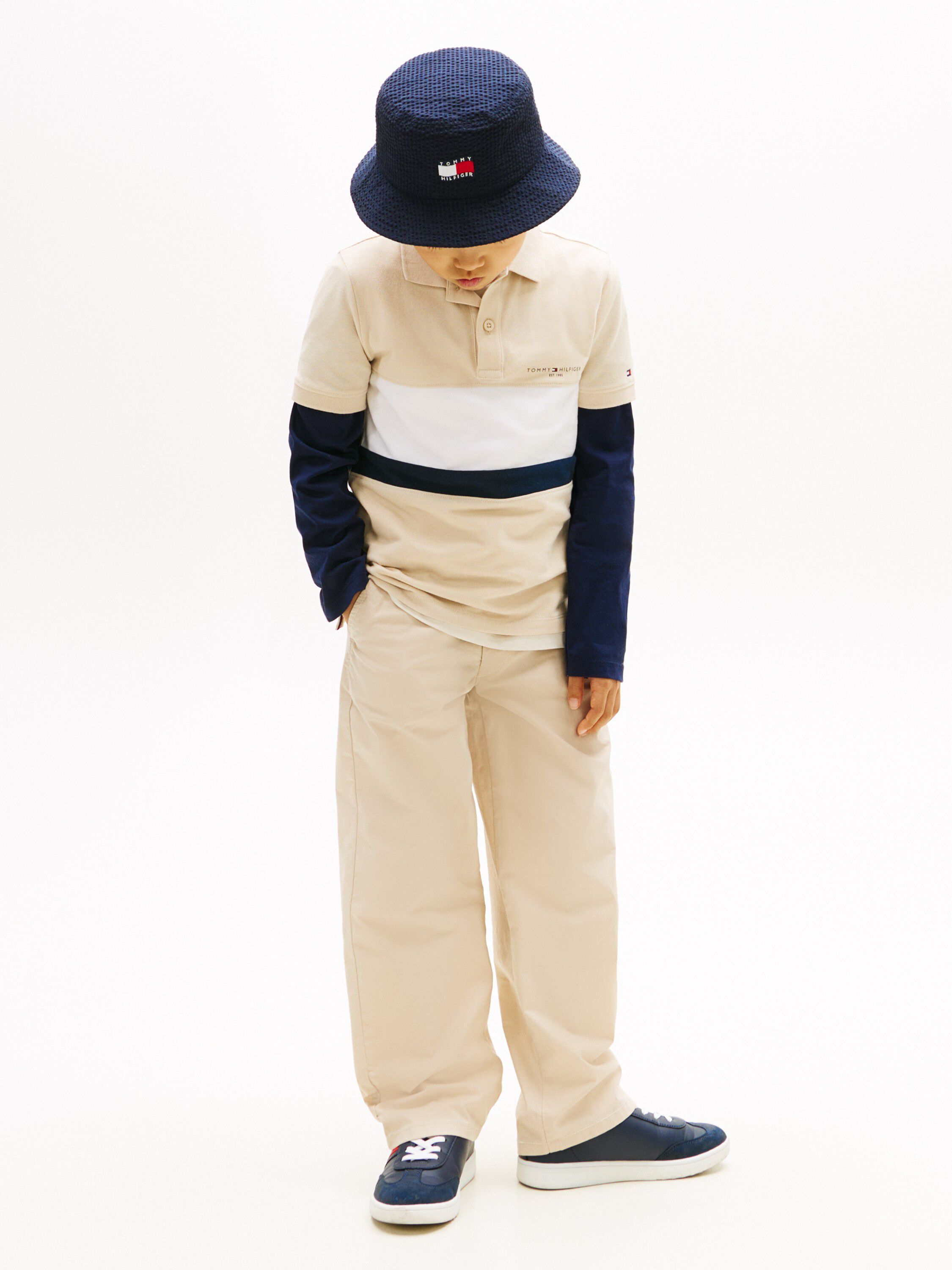 MINI CORP EMB CLRBLOCK POLO SS