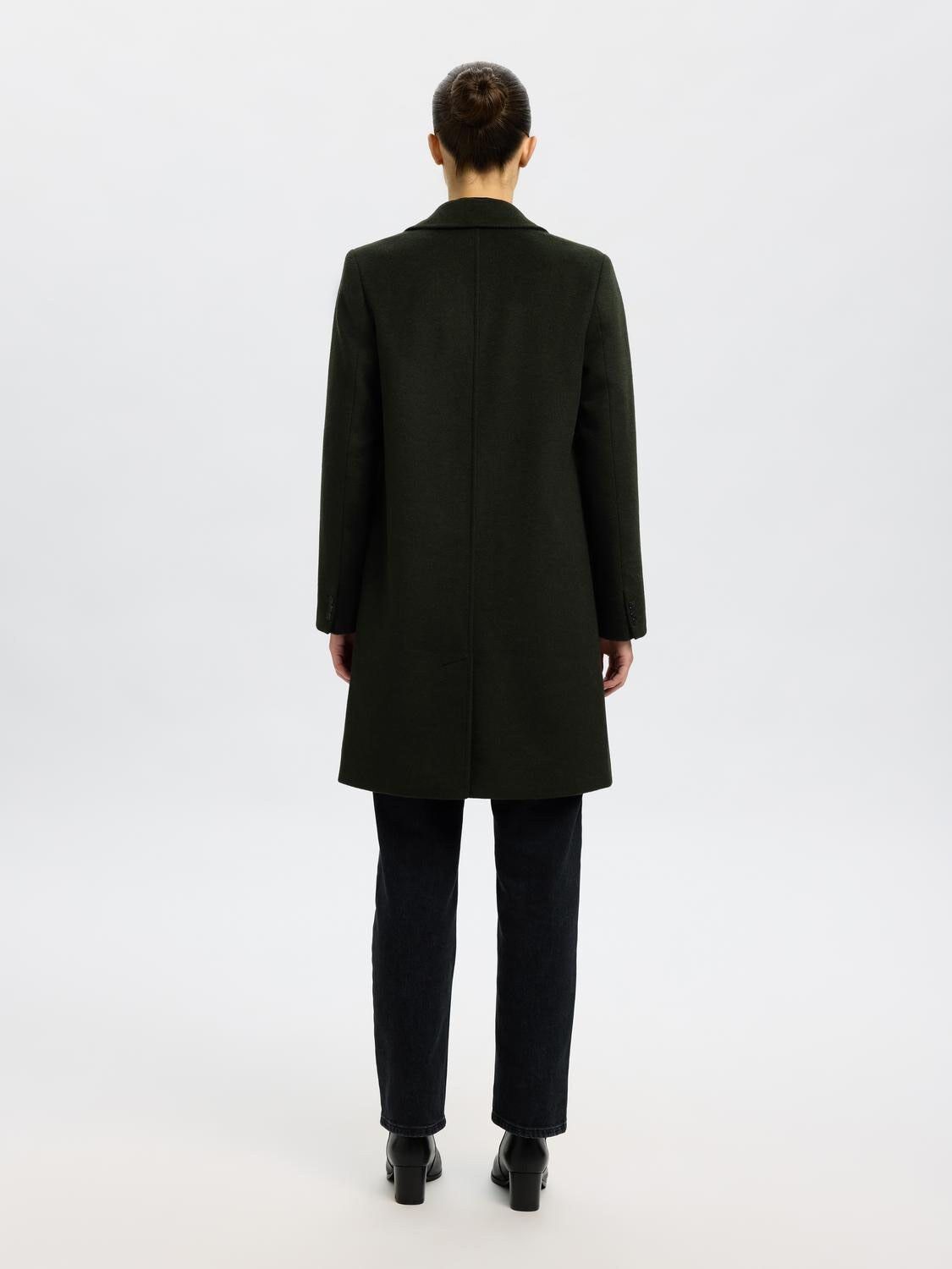 Slfsasja Wool Blend Coat Noos