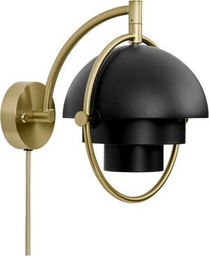 Multi-Lite Wall Lamp, EU (Base: Chrome, Shade: White Semi Matt)