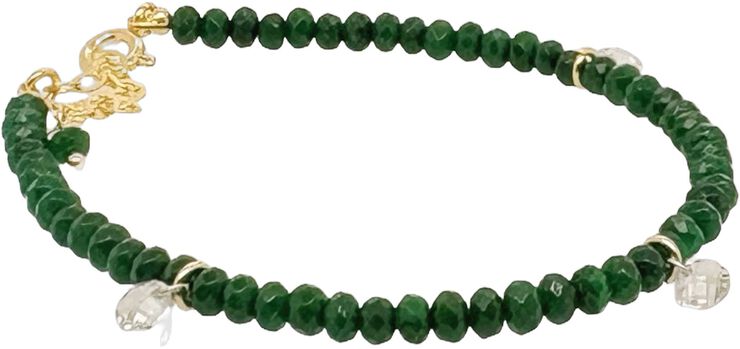 Maude Green Jade Bracelet