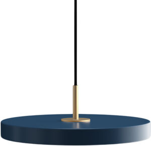 Asteria Mini petrol blue Ø 31 x 10,5 cm, 2. 7m cordset