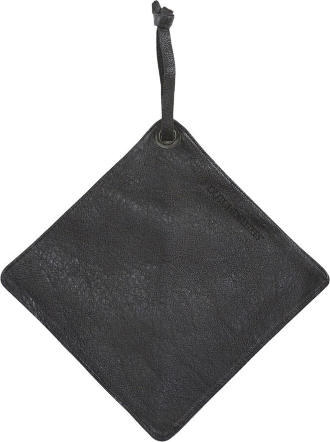 Pot Holder, Vimtage Grey Leather, with smart insert