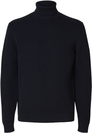 SLHDANE LS KNIT STRUCTURE ROLL NECK