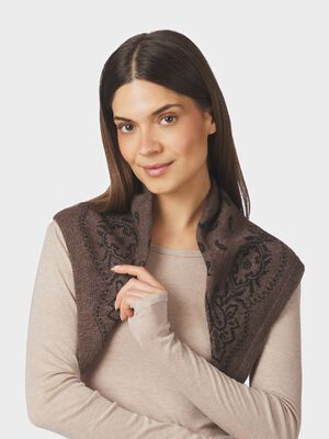 Adelina Paisley Knit Scarf
