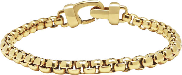 5mm Gold Box Chain Classic Bracelet
