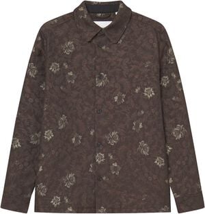 Kaleb Flower Jacquard Overshirt