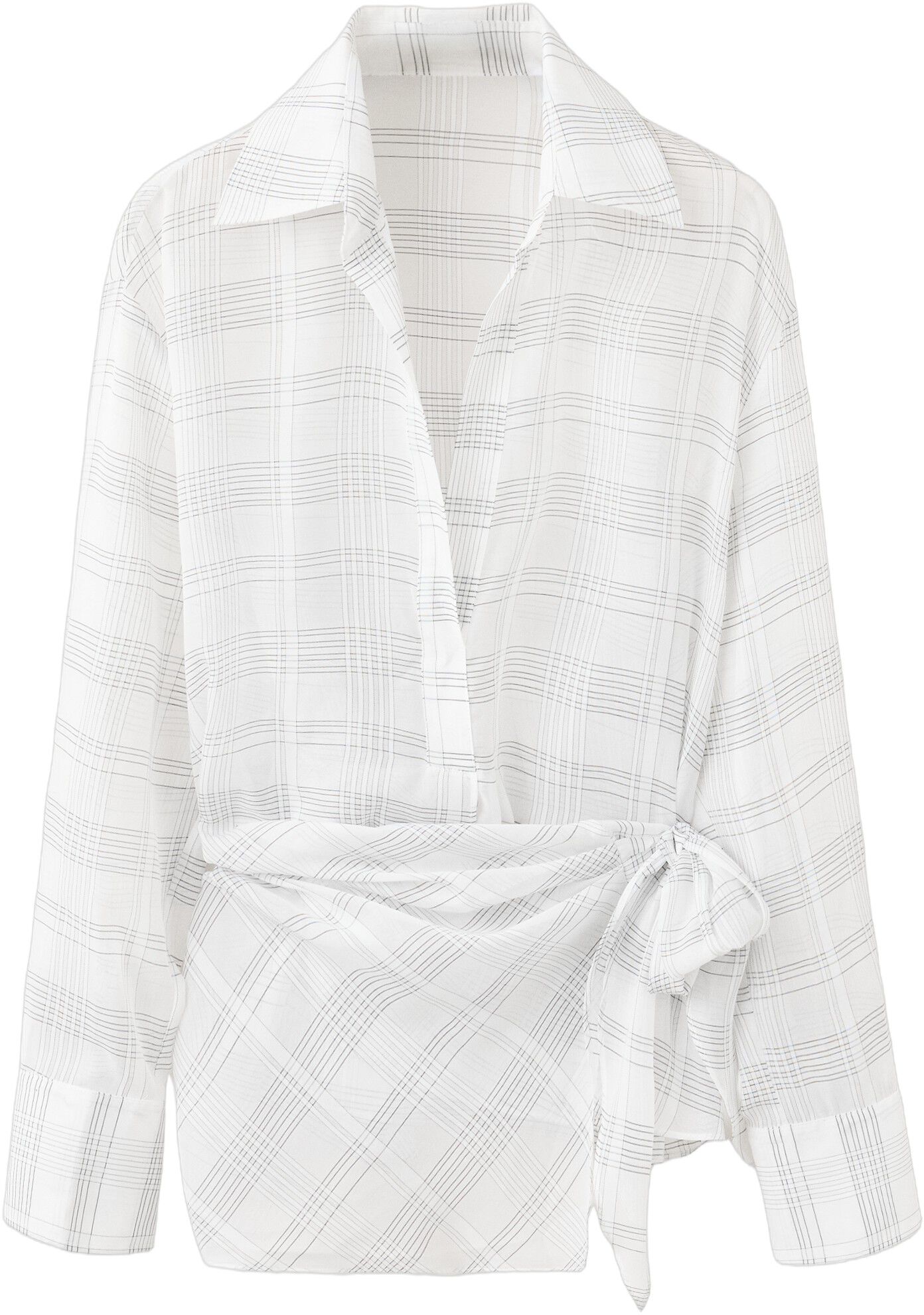 Oversize check shirt