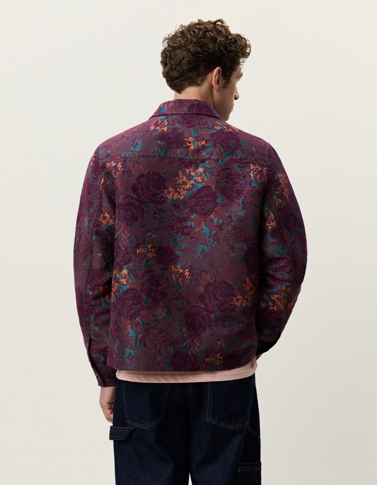 Leaves Jacquard Overshirt