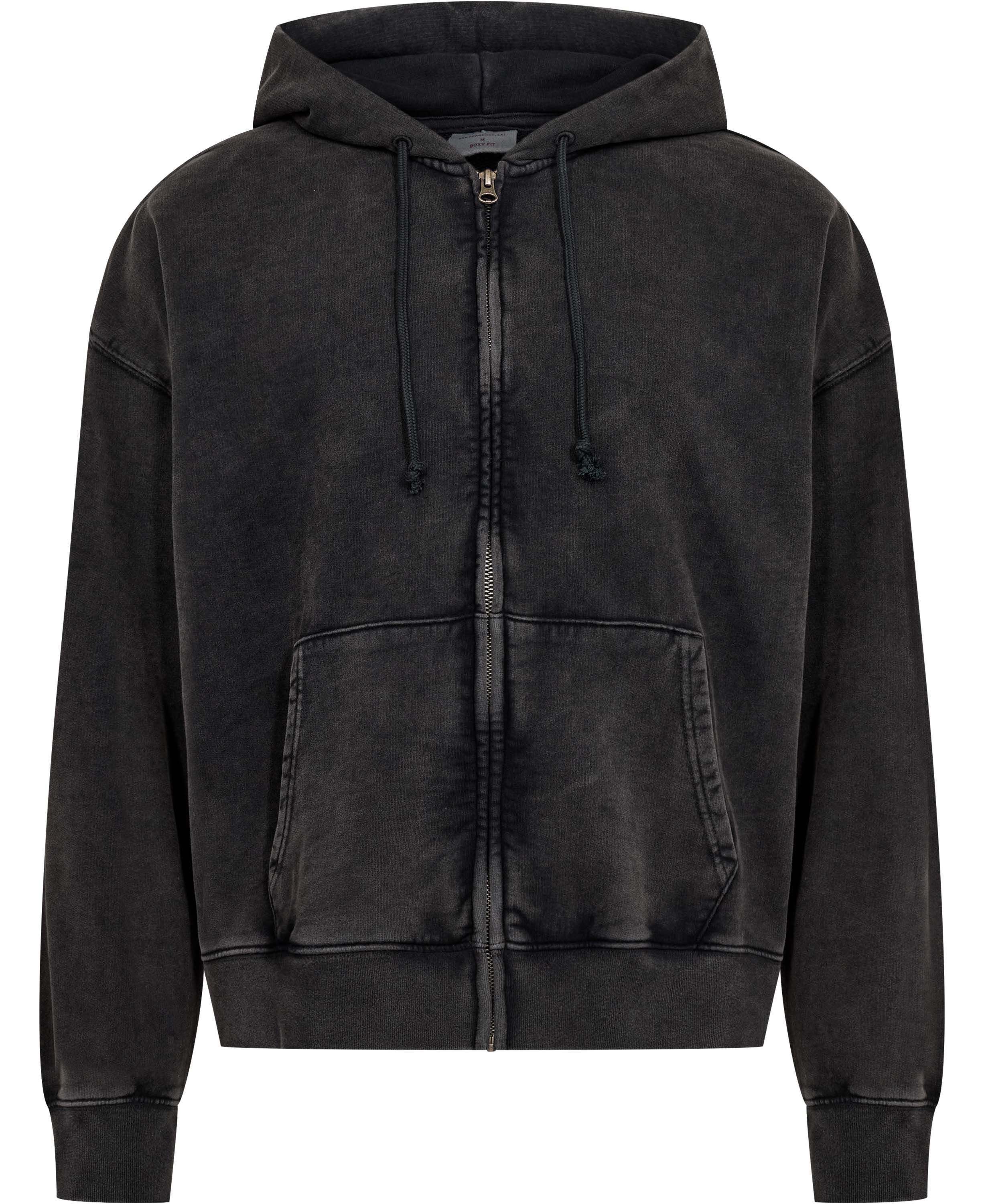 HAYES BOXY FULL ZIP GRUNGE WAS