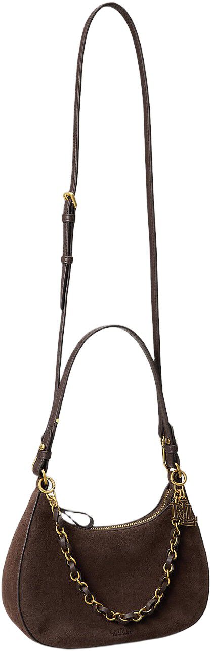 Suede Medium Marcy Zip Shoulder Bag
