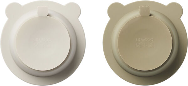 Peony suction bowl 2-pack