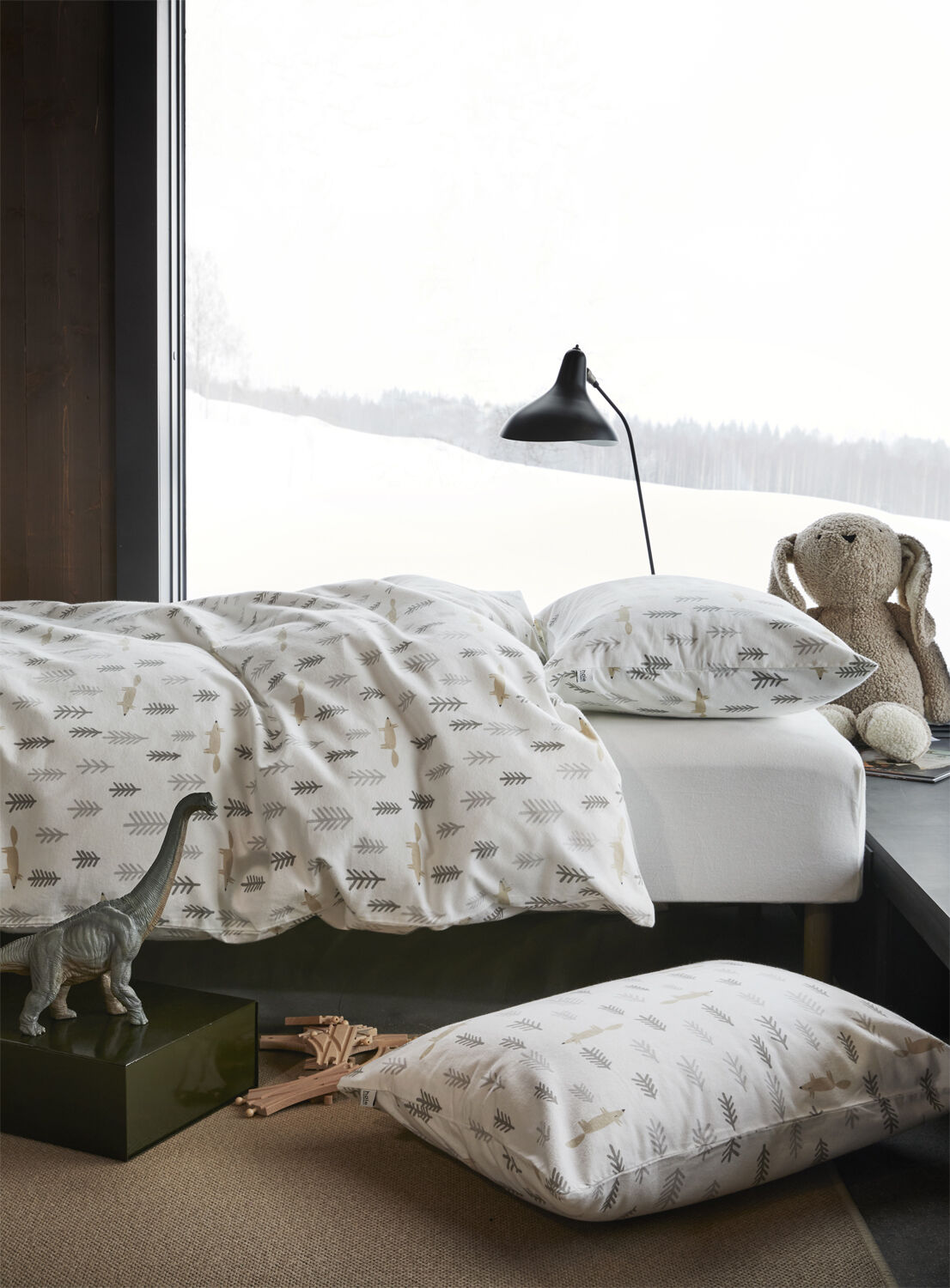 Skovtur baby senges&aelig;t d&aelig;mpet brun