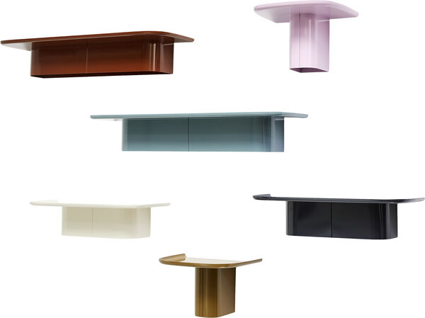 Korpus Shelf-Small 1 hook-Pink powd