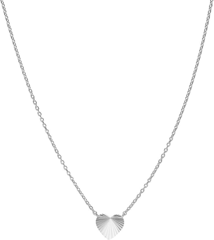 Reflection Heart necklace, sterling