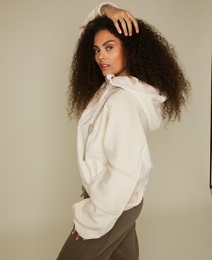 Range bonded fleece jakke m. h&aelig;tte - Shell