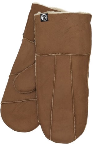 No Waste Sheepskin Napa Gloves Camel