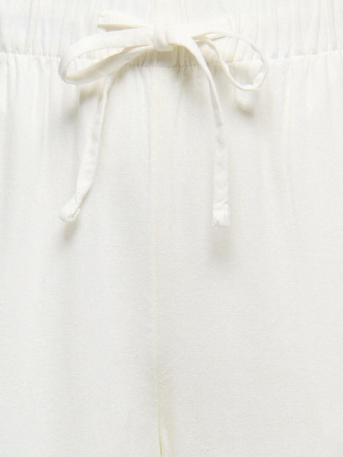 ONLGOA MW LINEN BL PULL-UP PANT CC