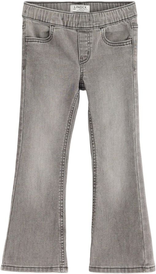 Pull-on-jeans i stretchig bomullstr
