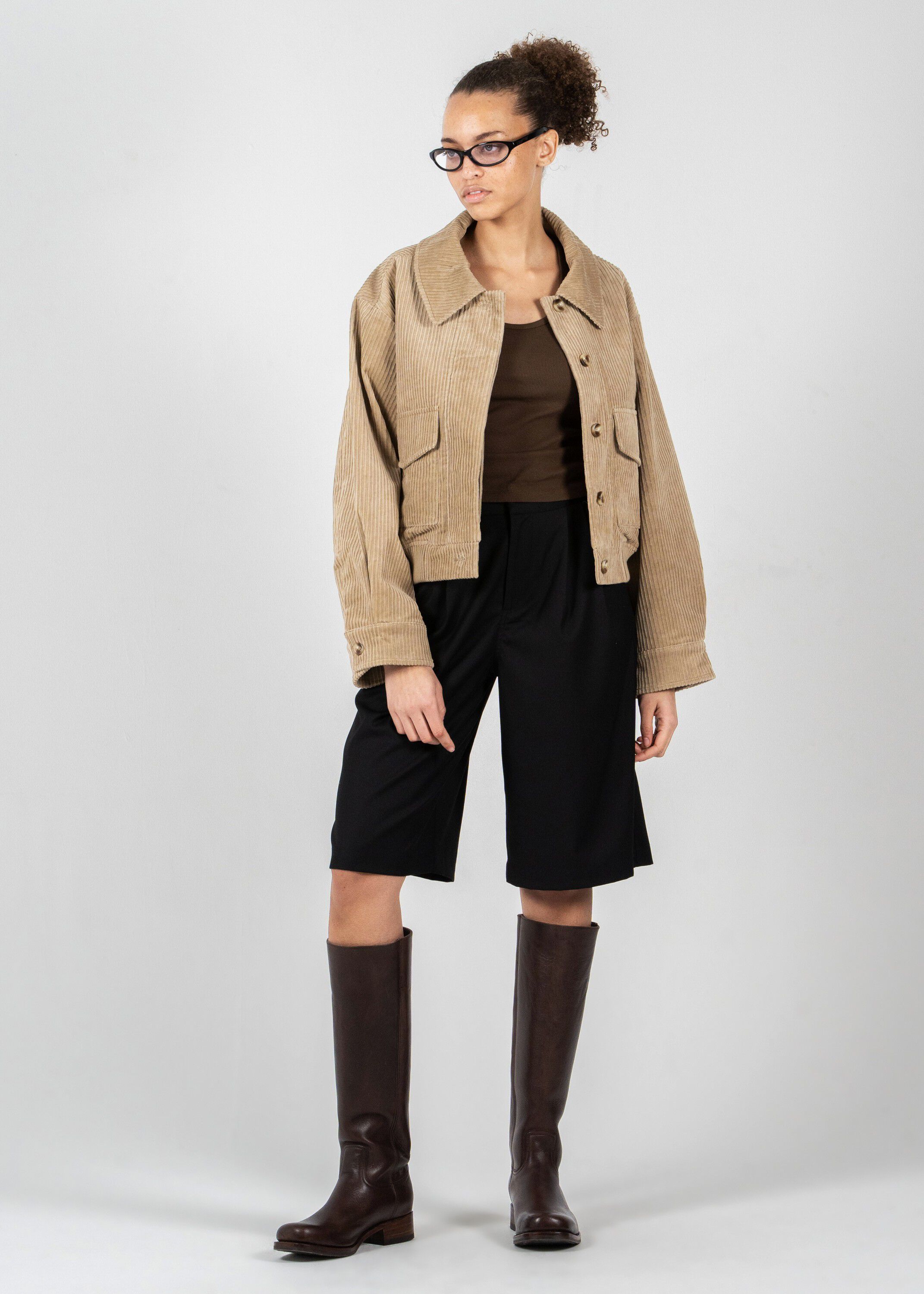 Corduroy Bomber Jacket